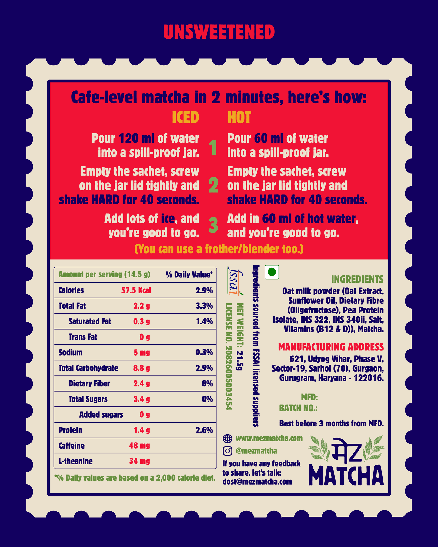 Matcha Latte Premix